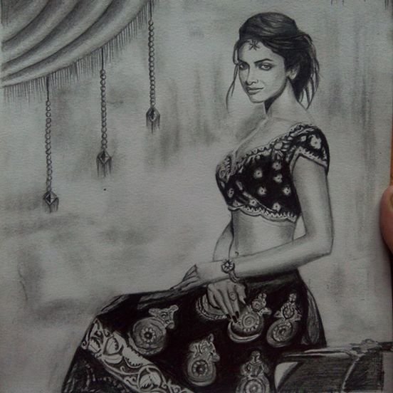 Deepika Padukone sketch