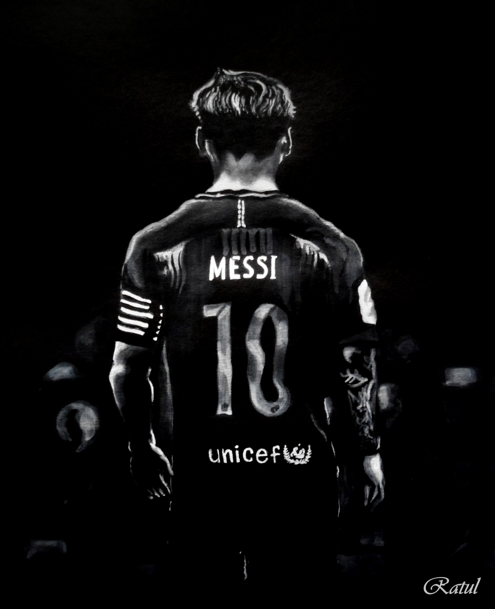 Messi fan art