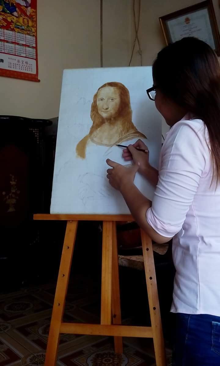 Watercolor painting Lisa